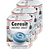 Henkel Ceresit Luft-Entfeuchter-Tabs AERO 360 Nachfüller 2x450g Tab (3er Pack )