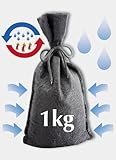 Wenko 77797500 2-er Raumentfeuchter-Sack, 1 kg, schwarz 77797500 - 2