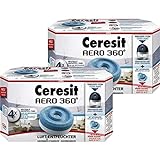 Henkel Ceresit Luft-Entfeuchter-Tabs AERO 360 Nachfüller 4x450g Tab (2er Pack)