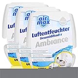 3x Uhu Air Max Ambiance 500g, weiß Luftentfeuchter