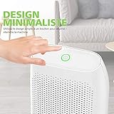 hysure Elektrischer Luftentfeuchter Elektrisch 700ml Wassertank Mini Leise Raumentfeuchter Entfeuchter Dehumidifier für Kellerräume Bad Keller Raum Wohnung Garage, 700ml Luftentfeuchter - 2