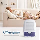 hysure Luftentfeuchter 1500ml Elektrisch Raumentfeuchter gegen Schimmel Elektrisch Entfeuchter Dehumidifier für Bad Keller Kellerräume Badezimmer Raum, 1500ml Luftentfeuchter - 4