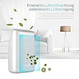 Luftentfeuchter 700ml Raumentfeuchter KKUP2U Elektrischer Entfeuchter für Kellerräume Badezimmer Schlafzimmer Wohnzimmer Büro - 5