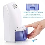 Luftentfeuchter, Raumentfeuchter Elektrisch Ultra Ruhig Leicht Intelligente Entfeuchter (700ML) - 2