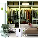 Luftentfeuchter mit 3L Wassertank,Air Dry Feuchtigkeitsentzugfähigkeit(1200ml pro Tag) mit Touchscreen,kontrollierbare Luftfeuchtigkeit,Stummmodus für Schlafzimmer,Küche,Schrank,Bücherregal usw - 7
