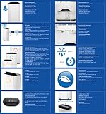2x Luftentfeuchter und Luftreiniger CA-707 – bis 20L pro Tag – für Räume bis 70m² – inkl. Ionisator und UVC-Lampe - 9