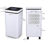 12L/Tag elektrischer Entfeuchter Luftentfeuchter Anion Luftreiniger Raumentfeuchter Luftentfeuchtungsgeräte Lufttrockner Raumtrockner Raumluftentfeuchter Raumentfeuchtungsgeräte Entfeuchtungsgeräte - 3