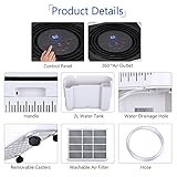 12L/Tag elektrischer Entfeuchter Luftentfeuchter Anion Luftreiniger Raumentfeuchter Luftentfeuchtungsgeräte Lufttrockner Raumtrockner Raumluftentfeuchter Raumentfeuchtungsgeräte Entfeuchtungsgeräte - 5