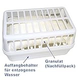 Raumentfeuchter Set: 1 Gerät + 3 x Nachfüllpack à 1,2kg Feuchtigkeitskiller Luftentfeuchter – verhindert Feuchtigkeit in Räumen, Schimmel, Moder, üble Gerüche, Stockflecken .. - 2