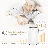 SIMBR Luftentfeuchter 20L/Tag Multifunktionale Elektronischer Raumentfeuchter 5.5L Wassertank für Raumgröße bis 80m² - 5