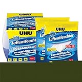 UHU 47090 Luftentfeuchter Original 1000 g Spar-Set (1 Luftentfeuchter + 2 Nachfüllbeutel)