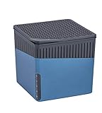 Wenko 50223100 Design Raumentfeuchter Cube 1000 g Luftentfeuchter, Fassungsvermögen 1.6 L, Ø 16.5 x 15.7 cm, blau