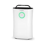 Klarstein DryFy Pro  Luftentfeuchter  Lufttrockner  Raumentfeuchter  Dehumidifier  Ionisator  UV-Funktion  Timer  Aktivkohlefilter  Luftumwälzung von 170 m³/h  370 W  ideal für Räume bis 40 m²  4 Liter Wassertank mit Autostopp  weiß