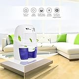 Amzdeal Luftentfeuchter Mini 500ml, Raumentfeuchter gegen Feuchtigkeit, im Schlafzimmer, Badezimmer, Garderobe, Bücherregal, Keller und Garage - 7