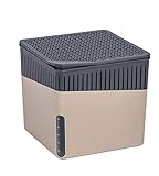 Wenko 50232100 Design Raumentfeuchter Cube 500 g Luftentfeuchter, Fassungsvermögen 0.8 L, 13 x 13 x 13 cm, beige