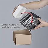 Wenko 50232100 Design Raumentfeuchter Cube 500 g Luftentfeuchter, Fassungsvermögen 0.8 L, 13 x 13 x 13 cm, beige - 3