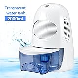 EFANTUR Luftentfeuchter Elektrisch Raumentfeuchter Entfeuchter mit 2000ml Wassertank – MINI Luftentfeuchter gegen Feuchtigkeit Schimmel Milben für Zimmer Büro Badezimmer Keller Garage – 600ml/Tag - 2