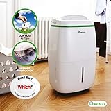 Meaco 20L LE 20L Niedrigenergie – Luftentfeuchter, 255 W, 240 V, weiß mit Grünem Rahmen, 20 Liter - 8
