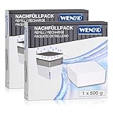 Wenko 50260100 Design Raumentfeuchter Cube Nachfüller 500g (2er Pack)